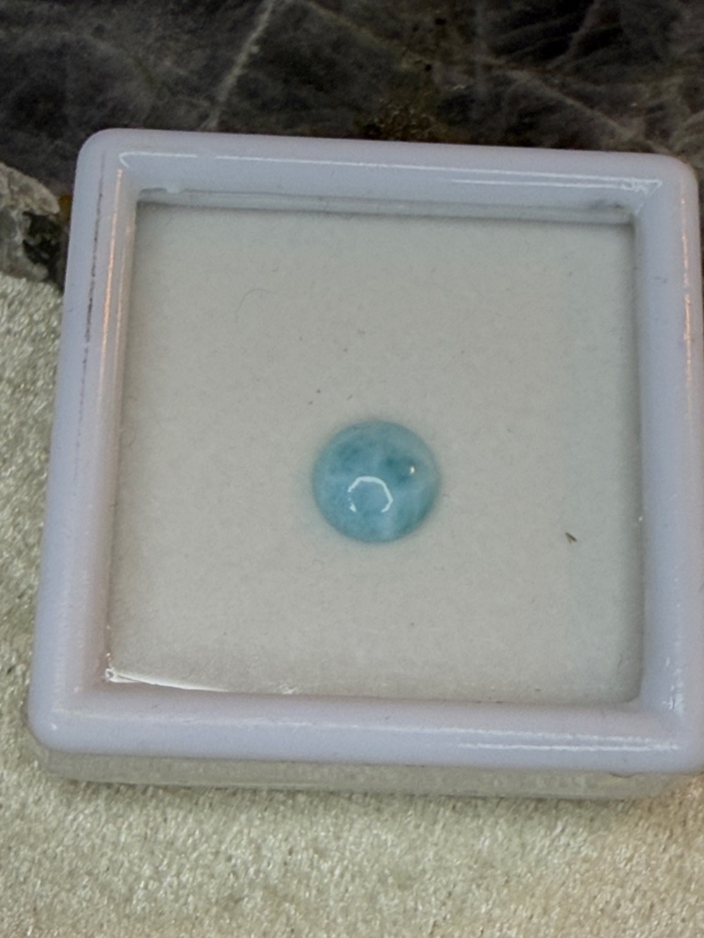 Round Larimar Loose Stone 1.8cts